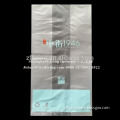 Plastic bags with gusset and 2 color printing for drinking shops, clear film